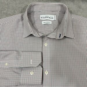 Mizzen + Main Leeward Shirt large standard check long Sleeve Button Up